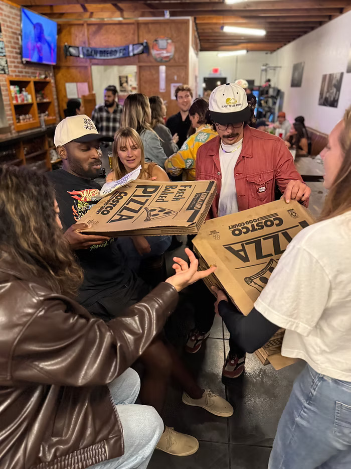 What makes a community? Miles and brews.